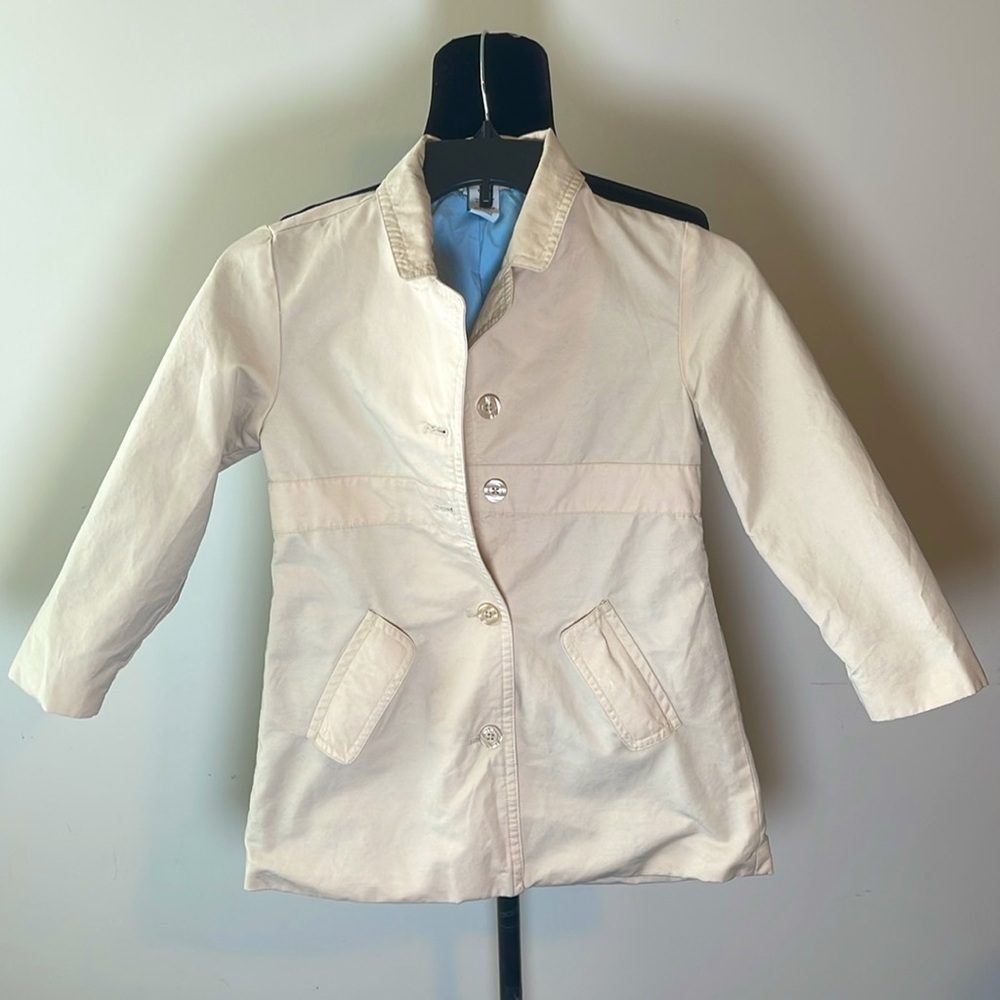 Gap Factory Store Lined Khaki Jacket Size Small (5-6)